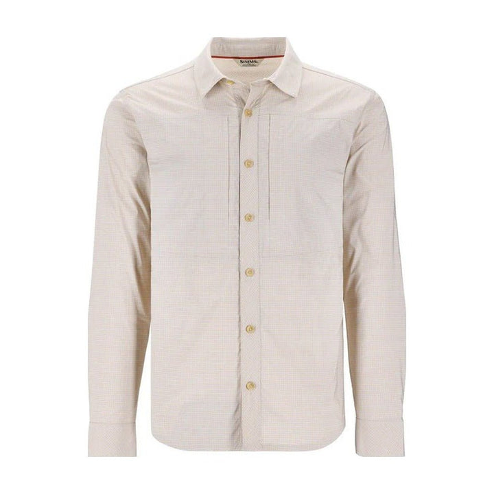 Simms Men's Stone Cold LS Shirt - Bimini Stone Cold Check - Apparel - Fly Fish Food