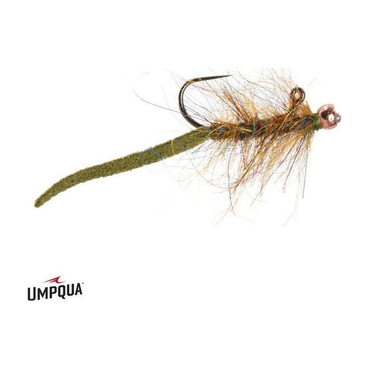 Balanced Leather Leech Nano - Olive - Flies - Fly Fish Food