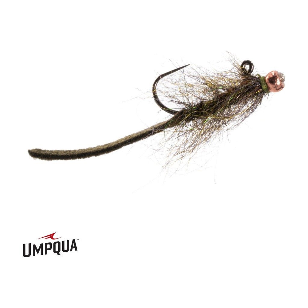 Balanced Leather Leech Nano - Peacock - Flies - Fly Fish Food