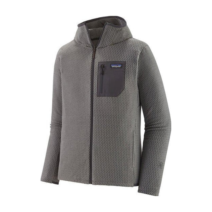 Patagonia - Men's R1 Air Full - Zip Hoody - Forever Grey - Apparel - Fly Fish Food