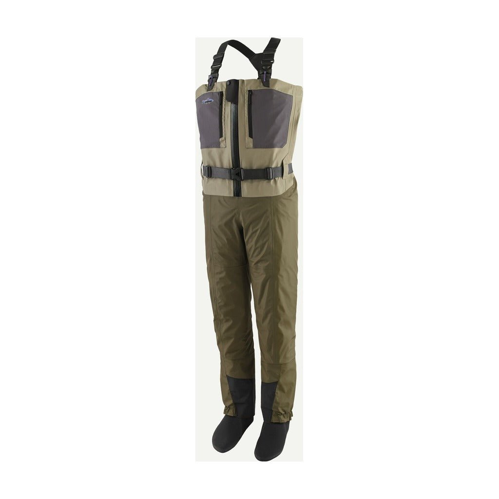 Patagonia Swiftcurrent Traverse Zip - Front Waders - River Rock Green - Waders - Fly Fish Food