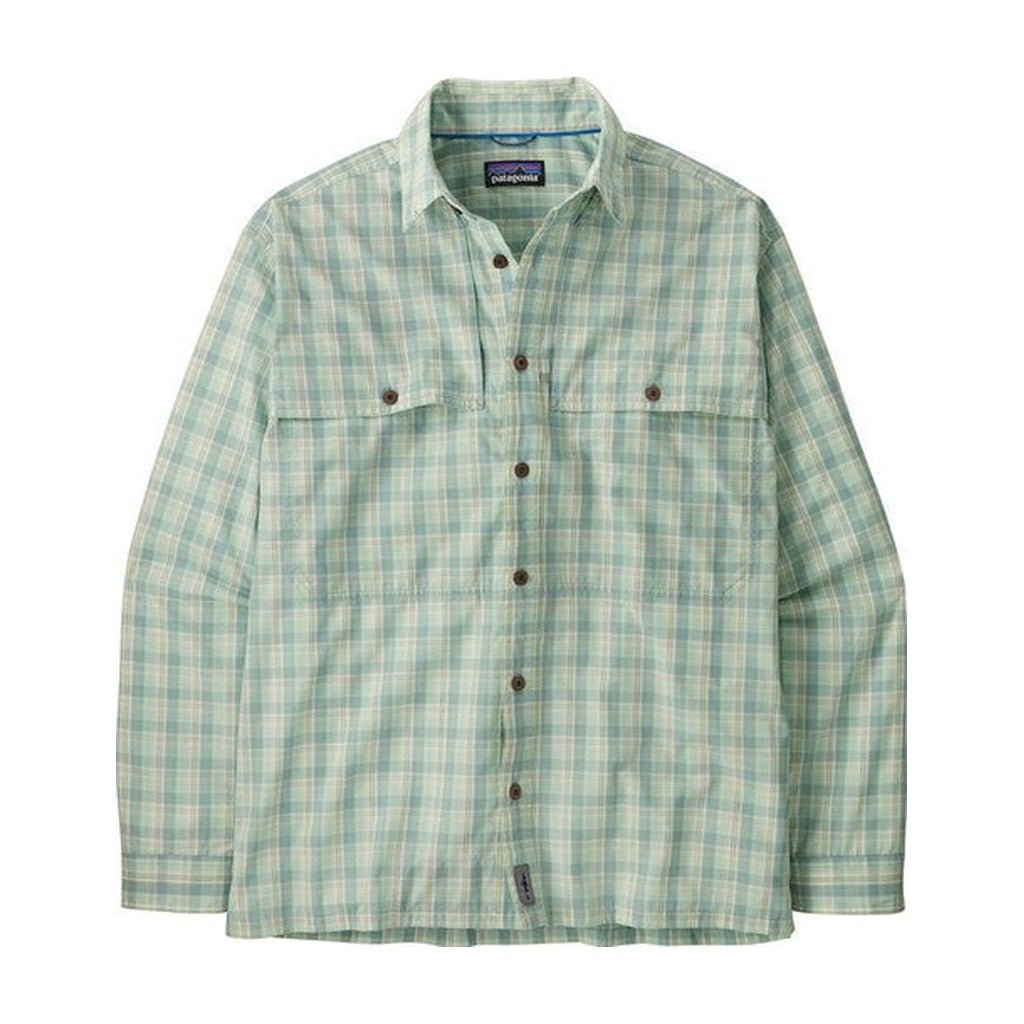 Patagonia - Men's Long - Sleeved Island Hopper Shirt - Dipper: Rinsed Green - Apparel - Fly Fish Food