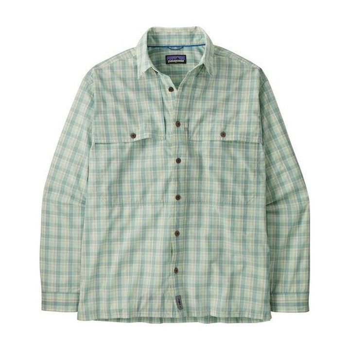 Patagonia - Men's Long - Sleeved Island Hopper Shirt - Dipper: Rinsed Green - Apparel - Fly Fish Food
