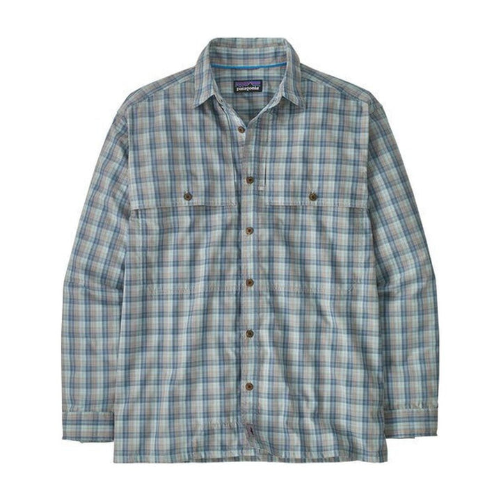 Patagonia - Men's Long - Sleeved Island Hopper Shirt - Dipper: Utility Blue - Apparel - Fly Fish Food