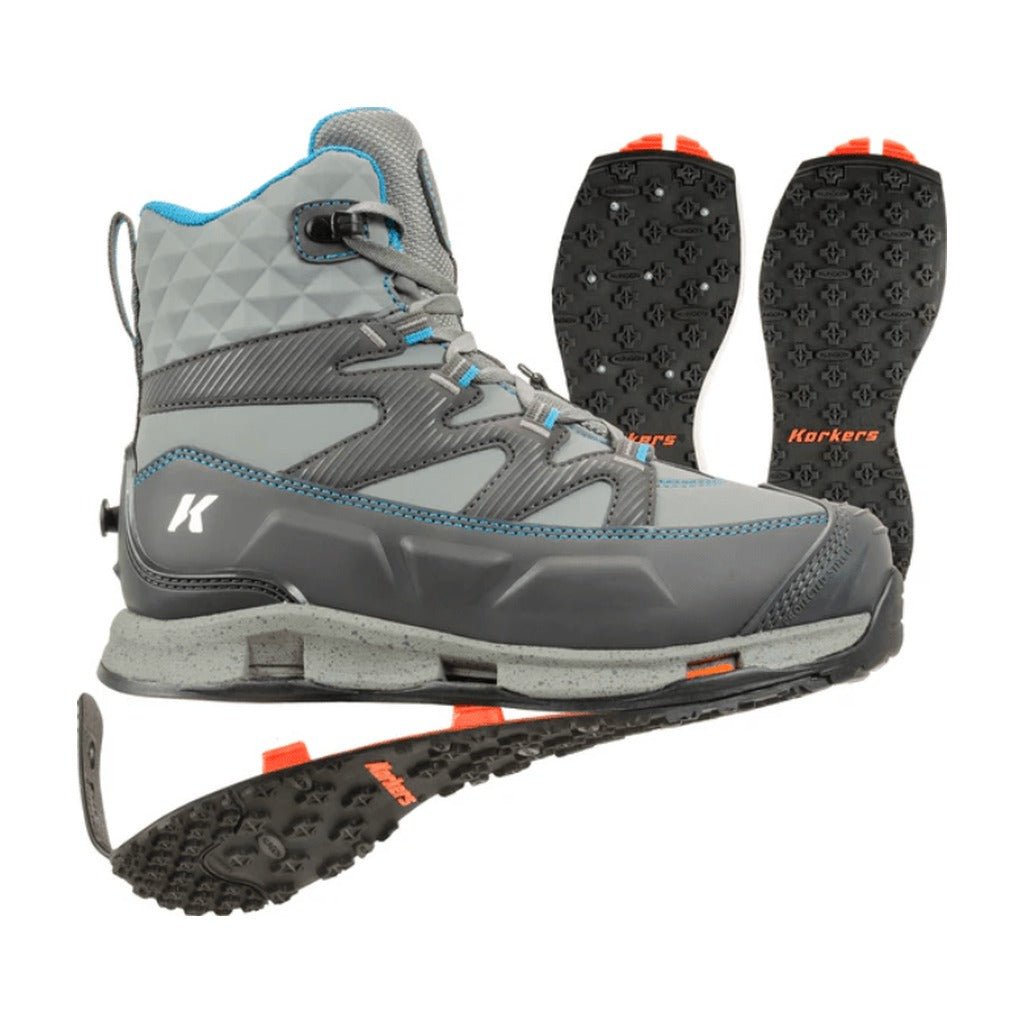 Korkers Womens's Bantam Lite Wading Boots: Kling - On and Studded Kling - On - Boots & Cleats - Fly Fish Food