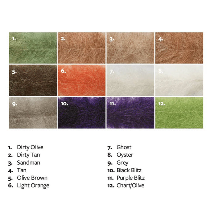 Salty Brush Large - Synthetic Fibers & Flash - Fly Fish Food