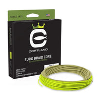 Cortland Euro Nymph Braid Core Fly Line - Sage Green/Chartreuse .22 - Level - Fly Lines - Fly Fish Food