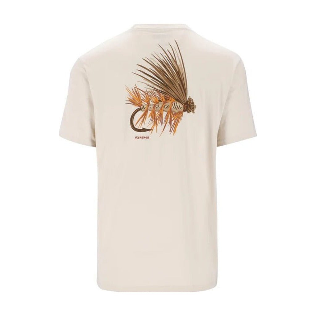Simms Men's Let It Fly T-Shirt - Natural - Apparel - Fly Fish Food