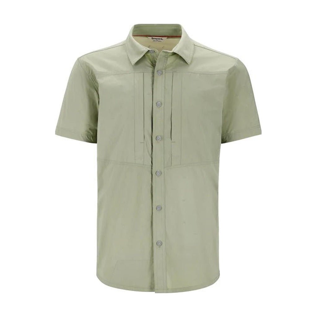 Simms Men's Stone Cold SS Shirt - Fishtail Pale Pine - Apparel - Fly Fish Food