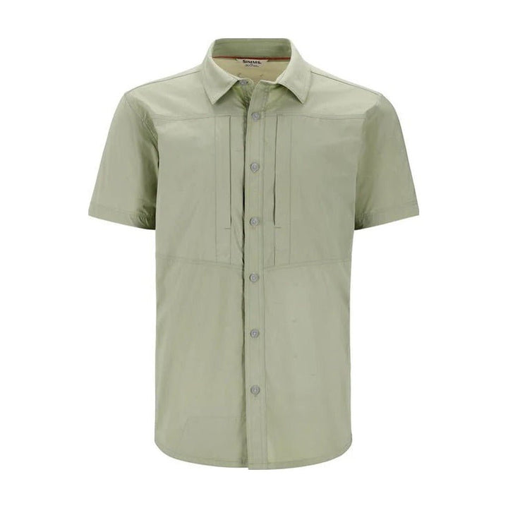 Simms Men's Stone Cold SS Shirt - Fishtail Pale Pine - Apparel - Fly Fish Food