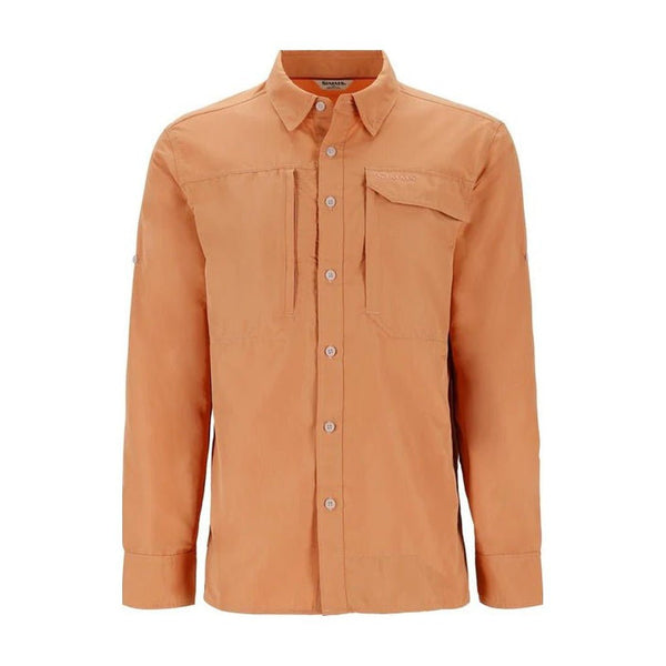 Simms Men's Guide Fishing Shirt - Orange Maple – Fly Fish Food