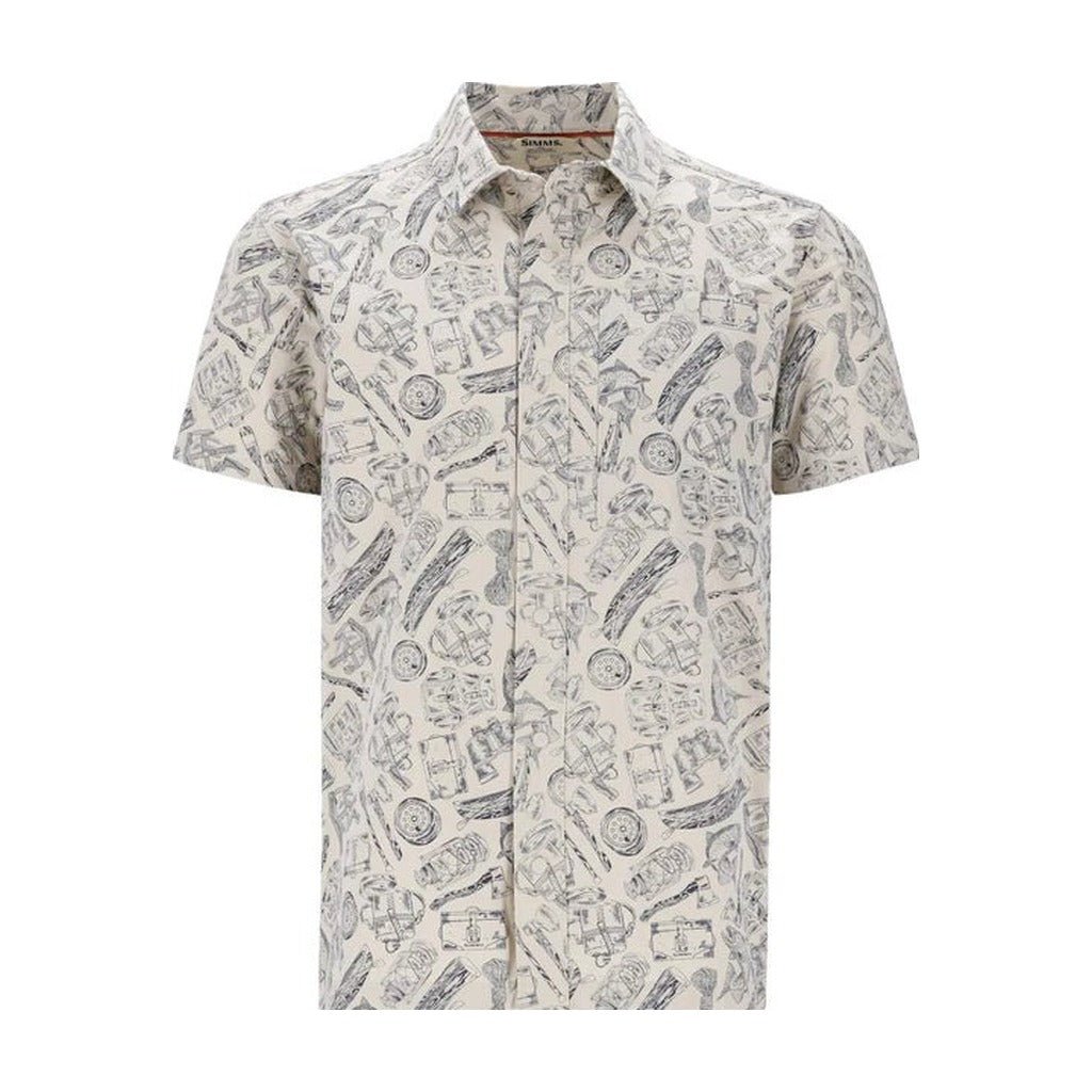 Simms Men's Tailout SS Shirt - Camp Sand - Apparel - Fly Fish Food