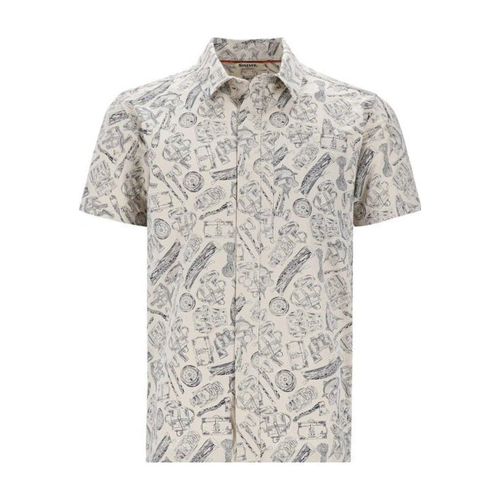 Simms Men's Tailout SS Shirt - Camp Sand - Apparel - Fly Fish Food