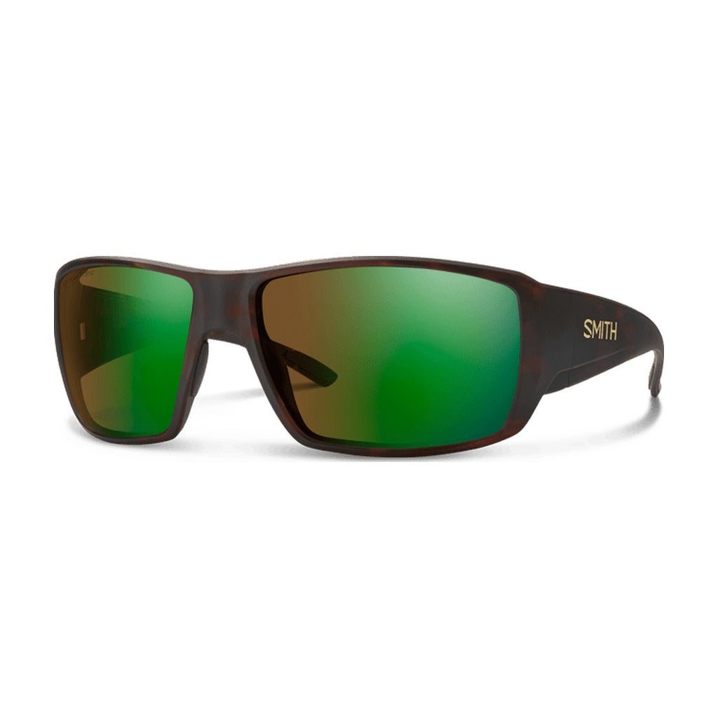 Smith Guide's Choice Sunglasses - Matte Tortoise + ChromaPop Glass Polarchromic Brown Green Mirror - Sunglasses - Fly Fish Food