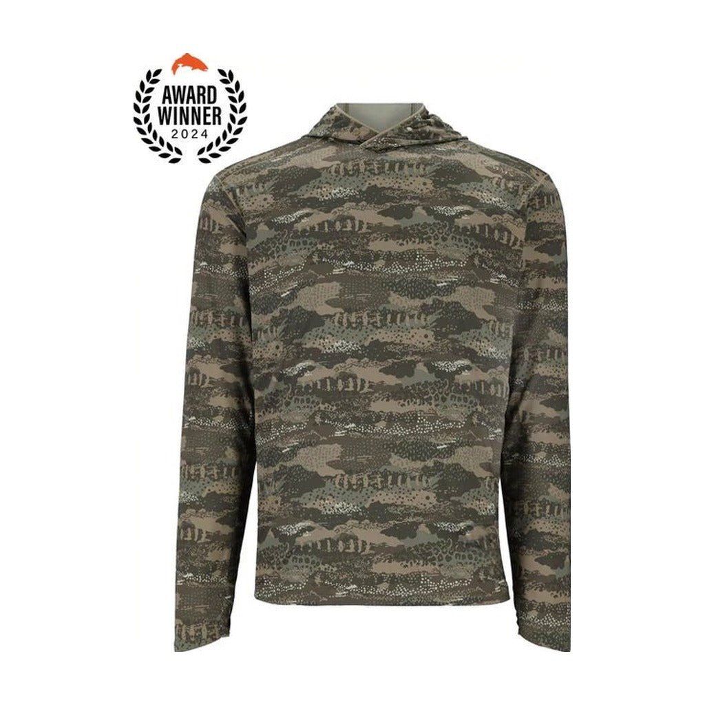Simms M's Bugstopper SolarFlex Hoody - Shroud Loden - Apparel - Fly Fish Food
