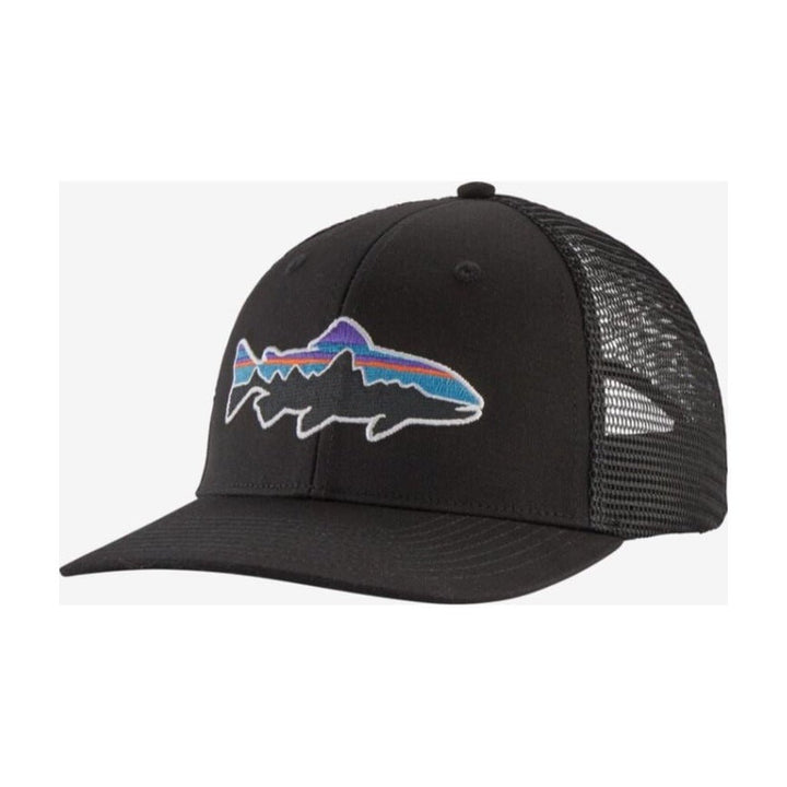 Patagonia Fitz Roy Trout Trucker Hat - Black - Hats - Fly Fish Food