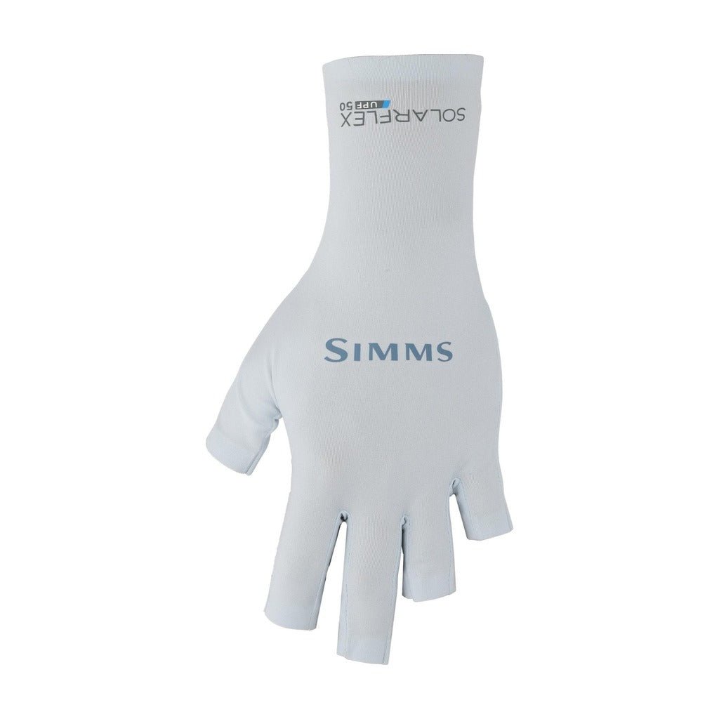 Simms SolarFlex Sun Gloves - Bimini Blue - Apparel - Fly Fish Food