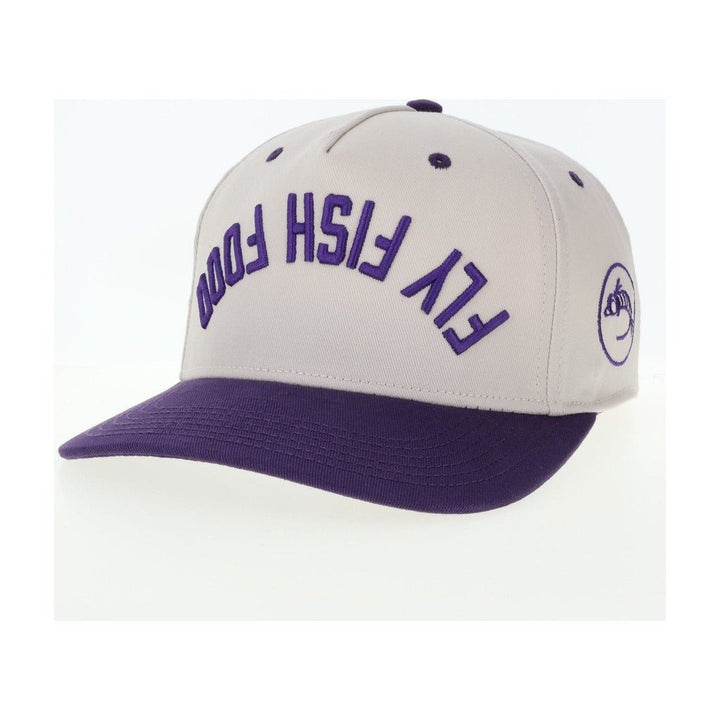 Fly Fish Food Heritage Hat - Stone/Purple - Hats - Fly Fish Food