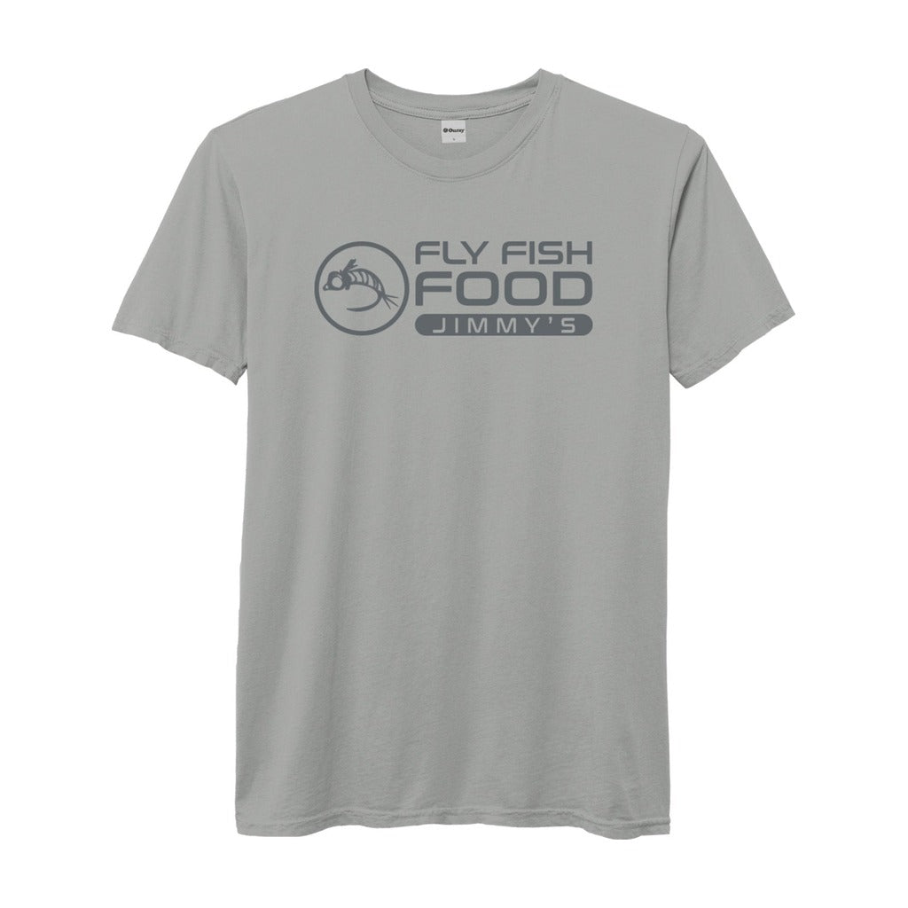 Fly Fish Food Jimmy's Logo Tee - Graystone - Hats - Fly Fish Food