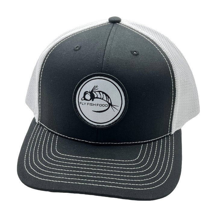 Fly Fish Food Logo Hat - Black White Stitching - Hats - Fly Fish Food