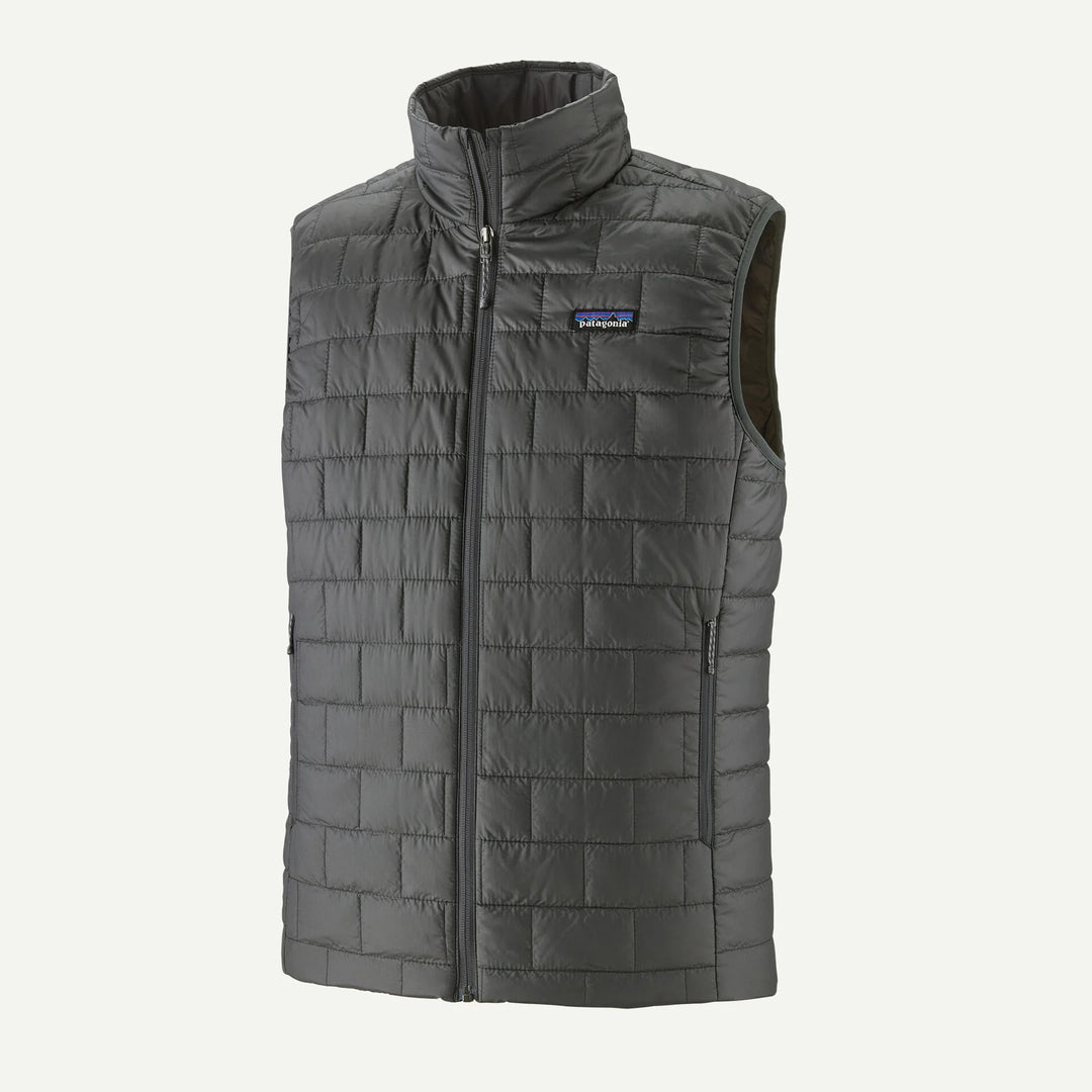 Patagonia - Men's Nano Puff Vest - Forge Grey - Apparel - Fly Fish Food