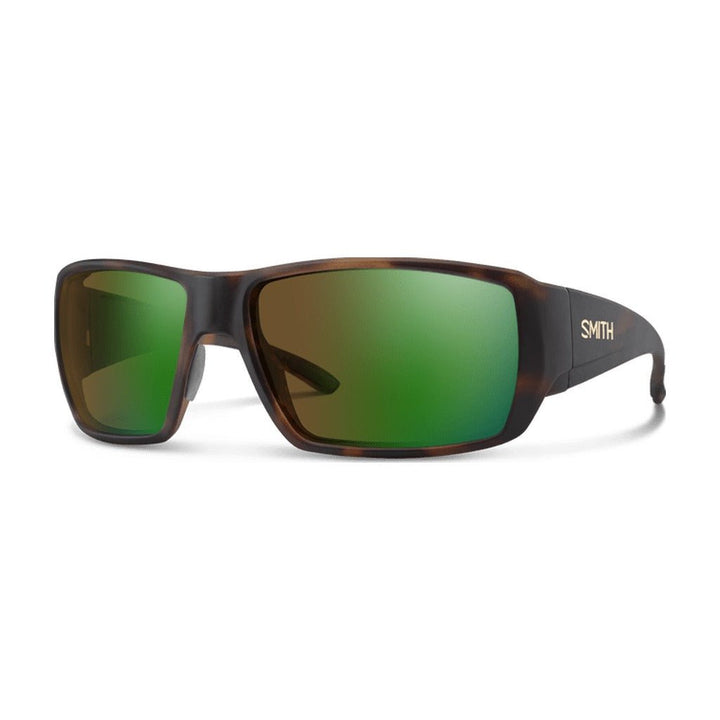 Smith Guide's Choice XL Sunglasses - Matte Tortoise ChromaPop Glass Polarchromic Brown Green Mirror Lens - Sunglasses - Fly Fish Food