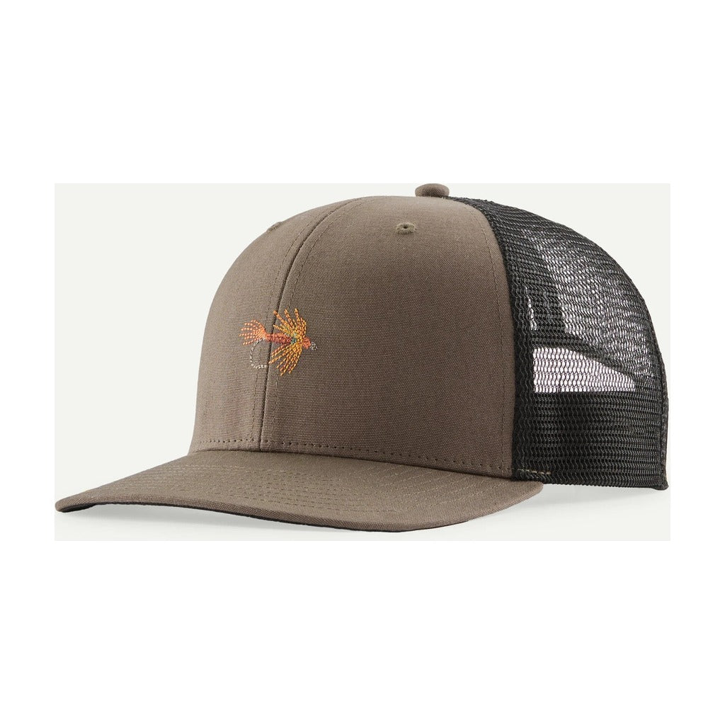 Patagonia Take a Stand Trucker Hat - Pheasant Fly: Marlow Brown - Hats - Fly Fish Food