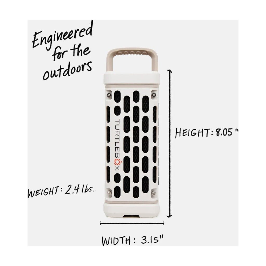 Turtlebox Audio Ranger Speaker - Ivory - On Water Accessories - Fly Fish Food