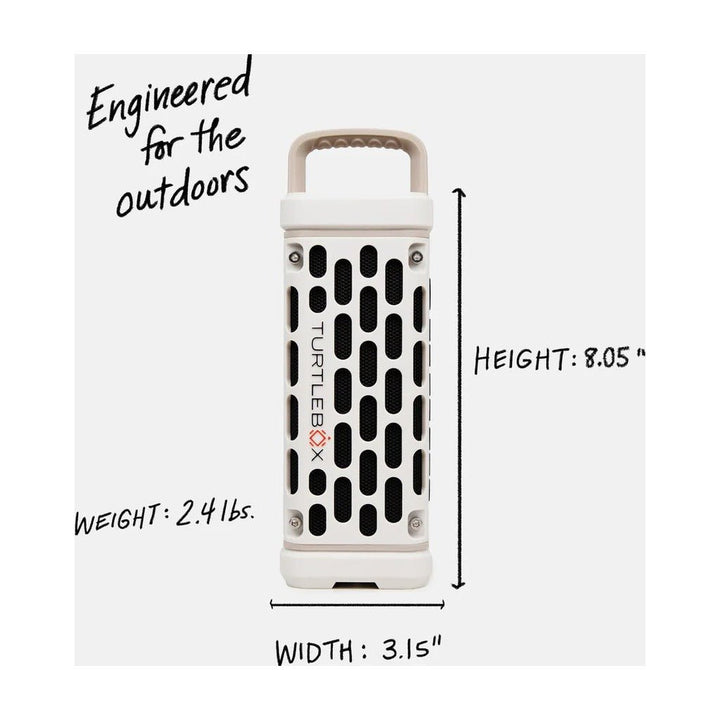 Turtlebox Audio Ranger Speaker - Ivory - On Water Accessories - Fly Fish Food