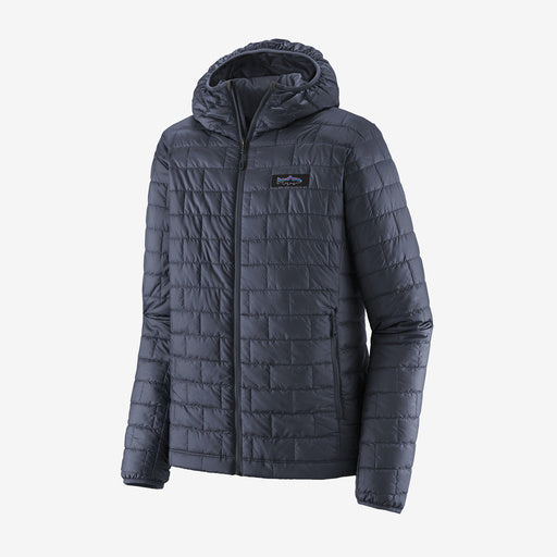 Patagonia - Men's Nano Puff Fitz Roy Trout Hoody - Smolder Blue