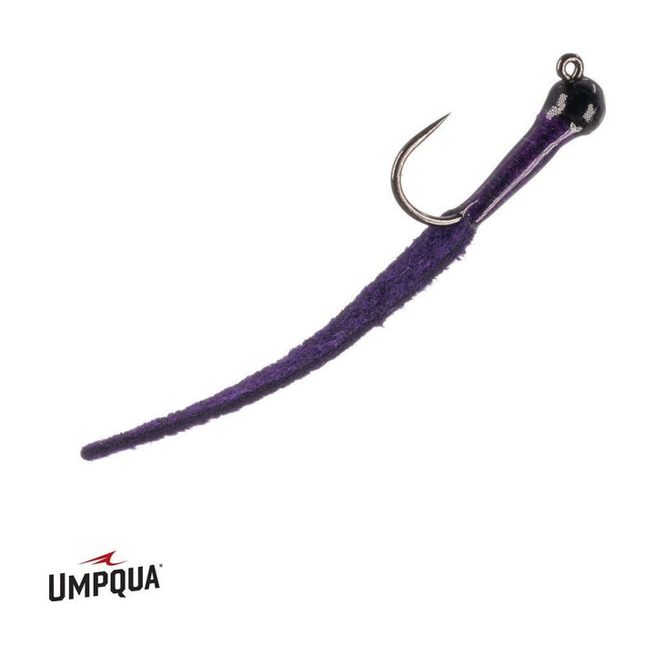 Jigged Leather Leech - Purple - Flies - Fly Fish Food