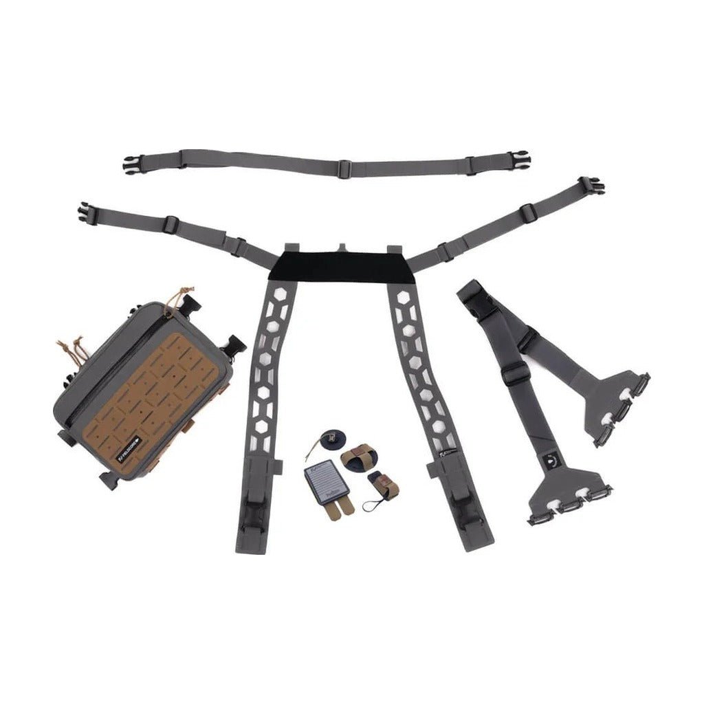 Scout Chest Rig Angler Essentials System - Wolf Grey - Packs & Bags - Fly Fish Food