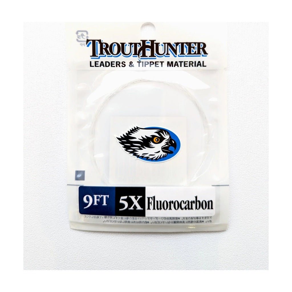 NO LOOP TroutHunter Fluorocarbon Leader - 9 ft - Tippet, Leader & Accessories - Fly Fish Food