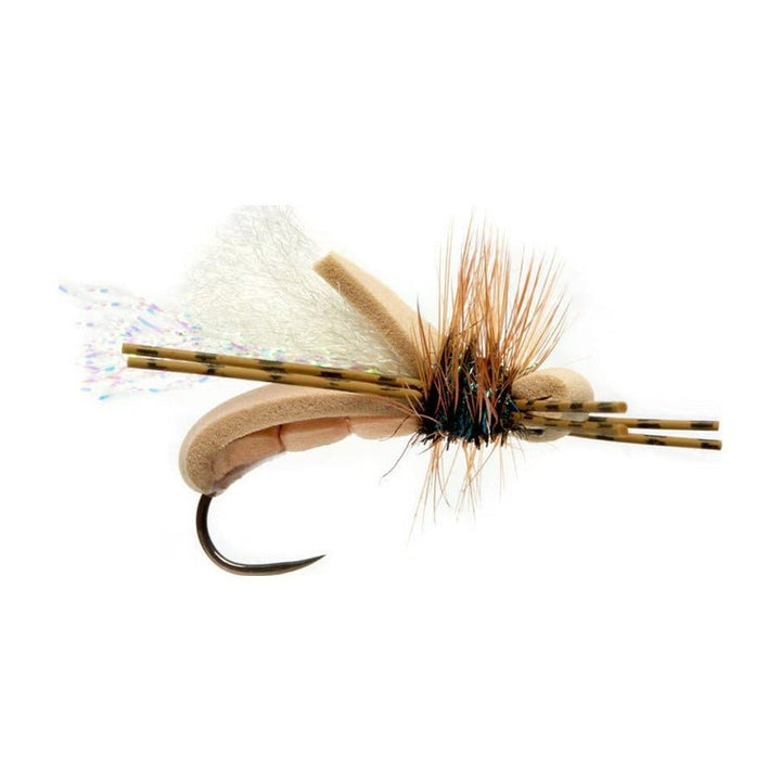 Bubba's Foam Assassin Tan & Apricot Barbless - Flies - Fly Fish Food