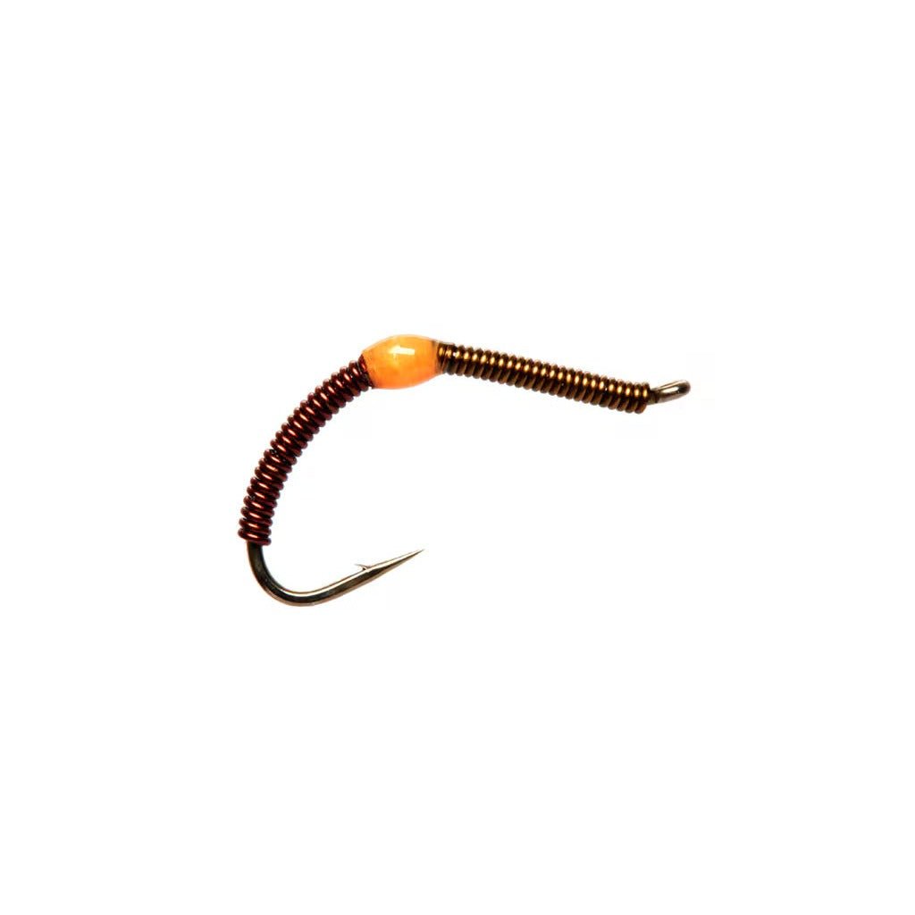 Wire Worm Copper Brown &amp; Olive - Flies - Fly Fish Food