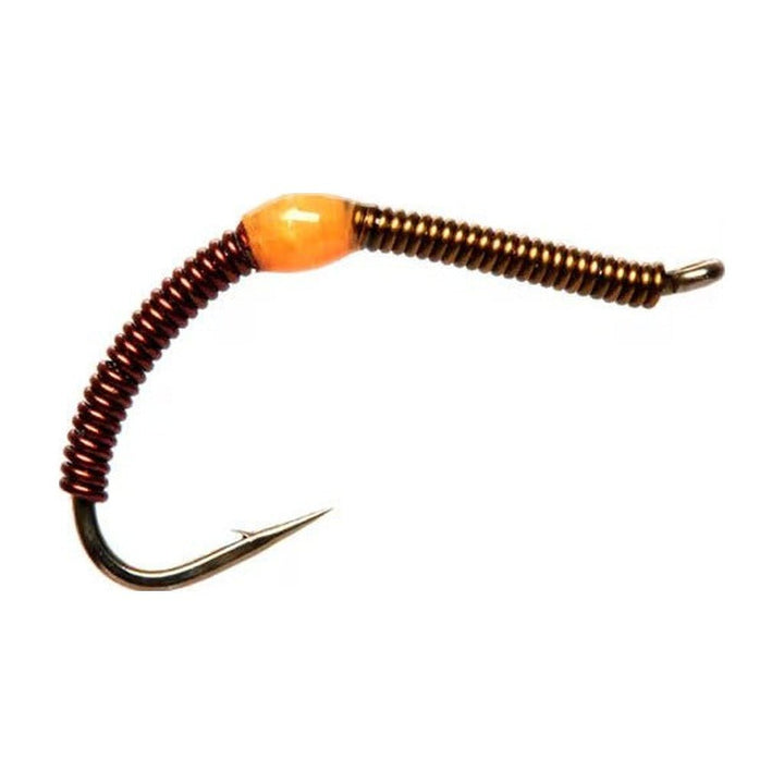 Wire Worm Copper Brown &amp; Olive - Flies - Fly Fish Food