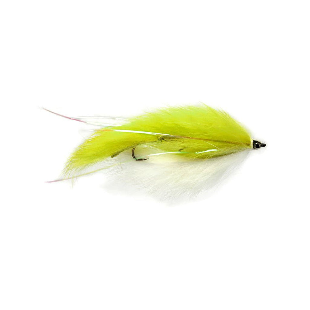 Mini Dali Llama Chartreuse & White - Flies - Fly Fish Food