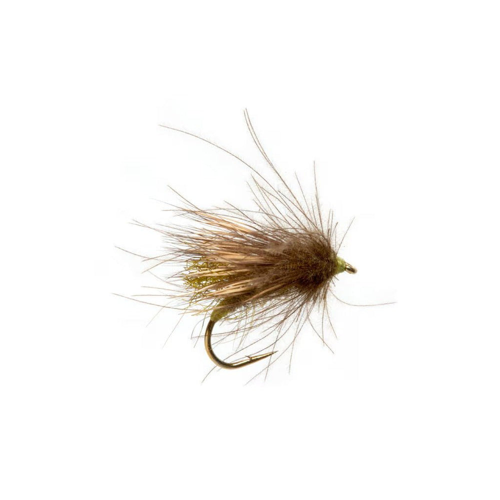 Dusty Old Bat Caddis Olive Barbless - Flies - Fly Fish Food