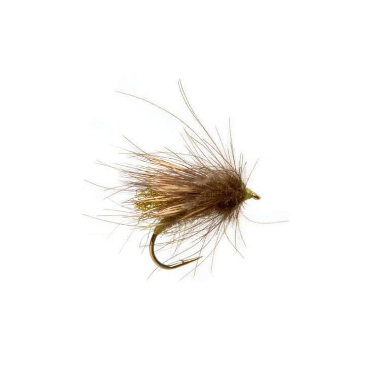 Dusty Old Bat Caddis Olive Barbless - Flies - Fly Fish Food
