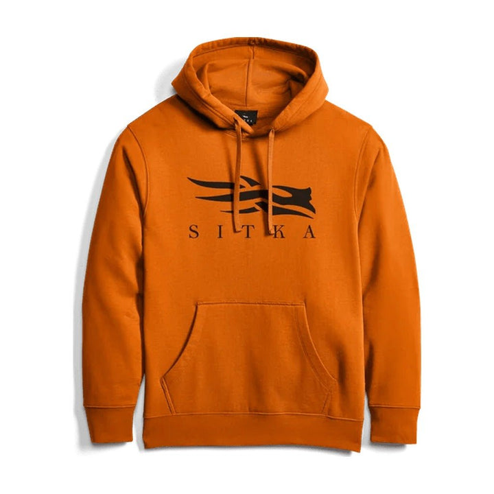 Sitka - Icon Pullover Hoodie - Ultra Orange - Apparel - Fly Fish Food