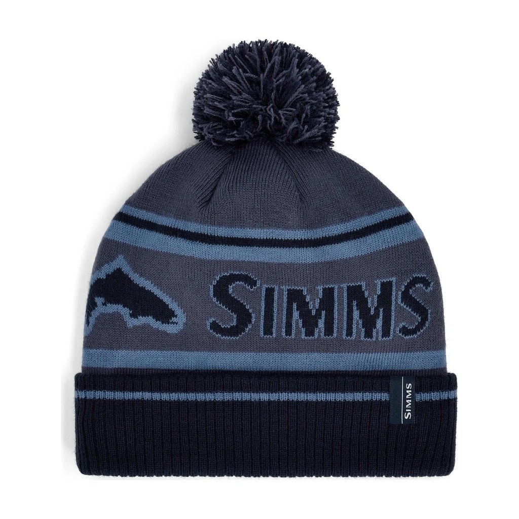 Simms - Tip - Up Pom Beanie - Huckleberry - Hats - Fly Fish Food