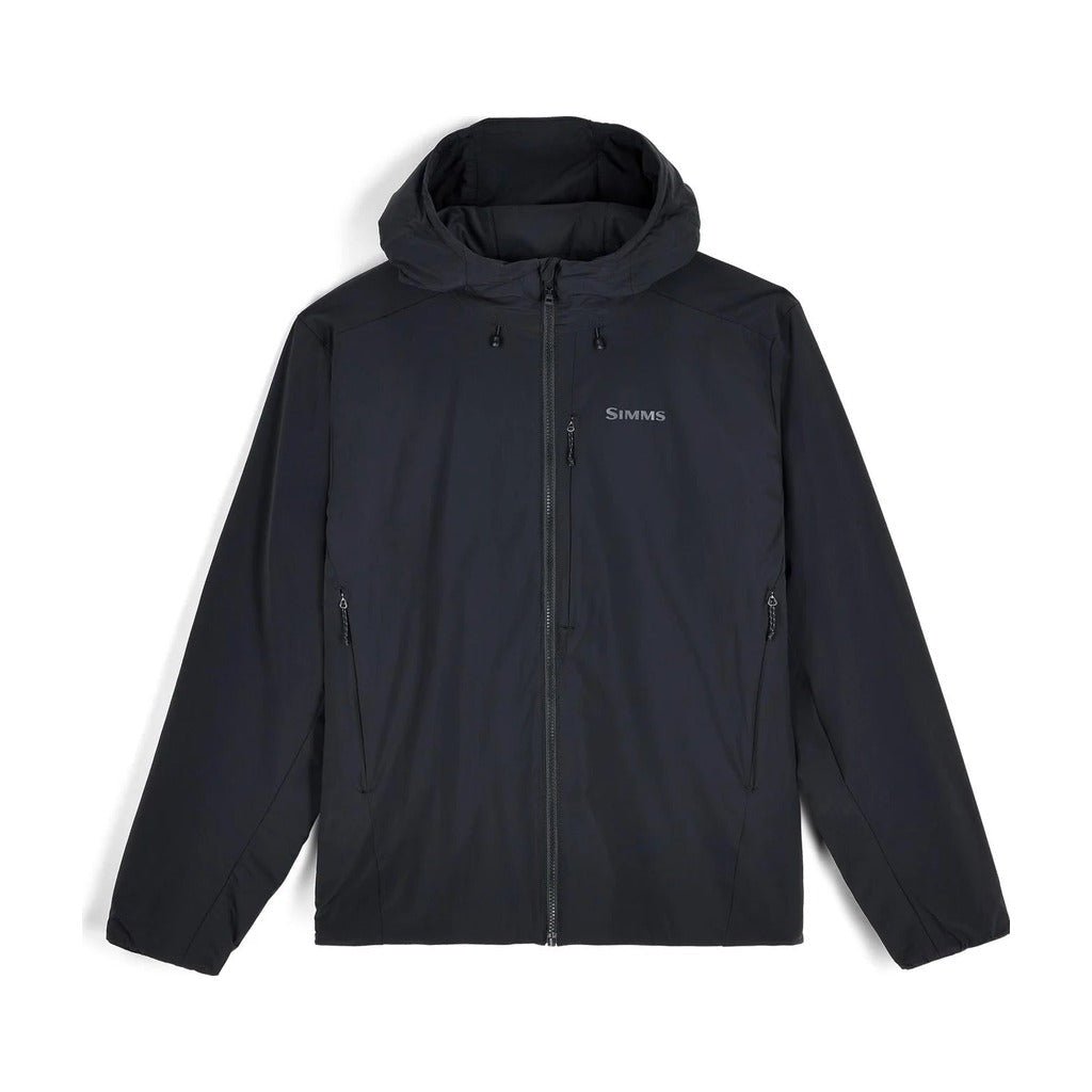 Simms - M's Midstream Wool Insulated Hooded Jacket - Black - Apparel - Fly Fish Food