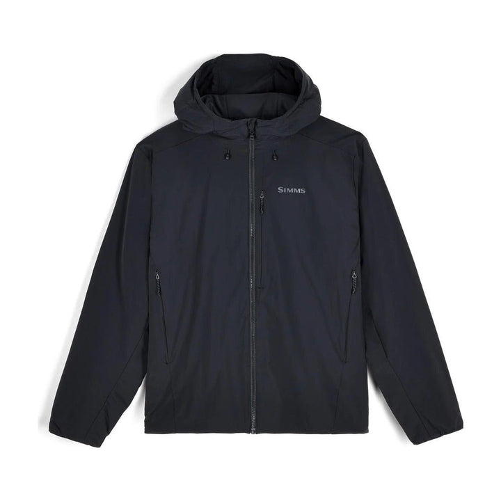 Simms - M's Midstream Wool Insulated Hooded Jacket - Black - Apparel - Fly Fish Food