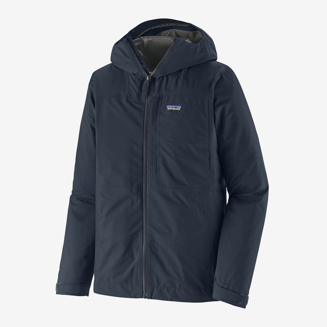 Patagonia - M's Boulder Fork Rain Jacket - Smolder Blue