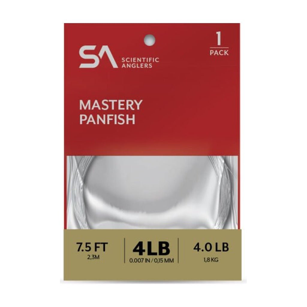 Scientific Anglers Mastery Panfish Leader - 1 Pack - Tippet, Leader & Accessories - Fly Fish Food