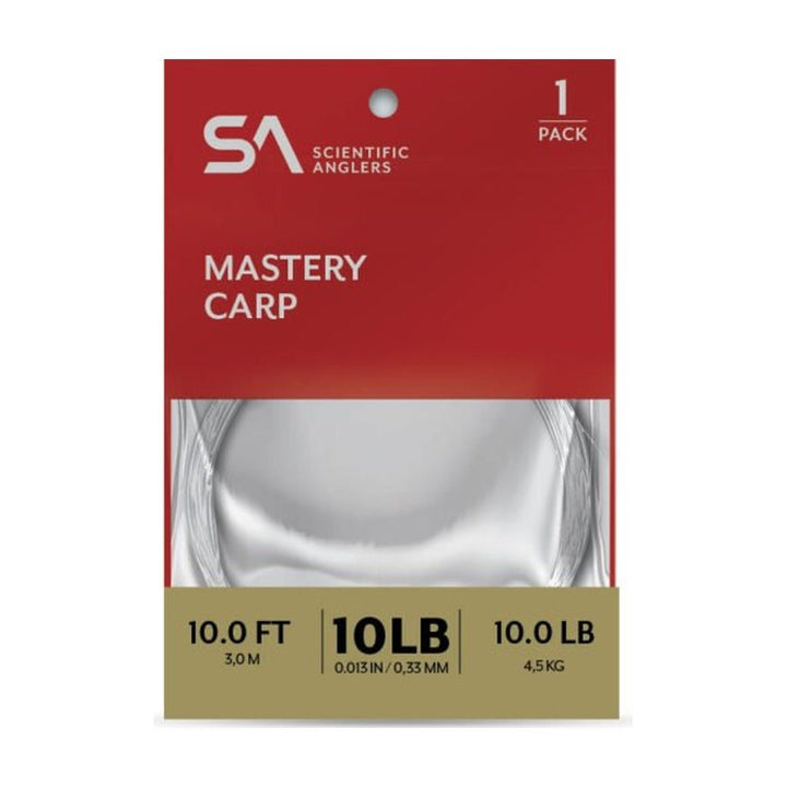 Scientific Anglers Mastery Carp Leader - 1 Pack - Tippet, Leader & Accessories - Fly Fish Food