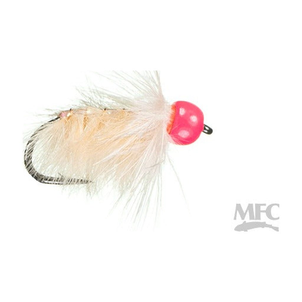 Hot Bead Soft Hackle Ray - Tan/Hot PInk - Flies - Fly Fish Food