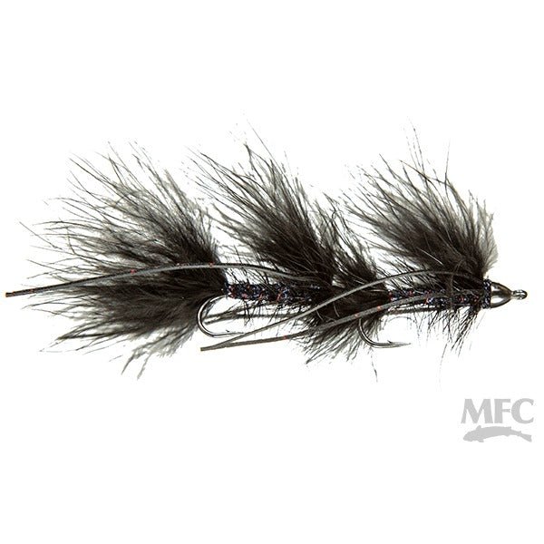 Galloup's Mini Peanut Envy - Black - Flies - Fly Fish Food