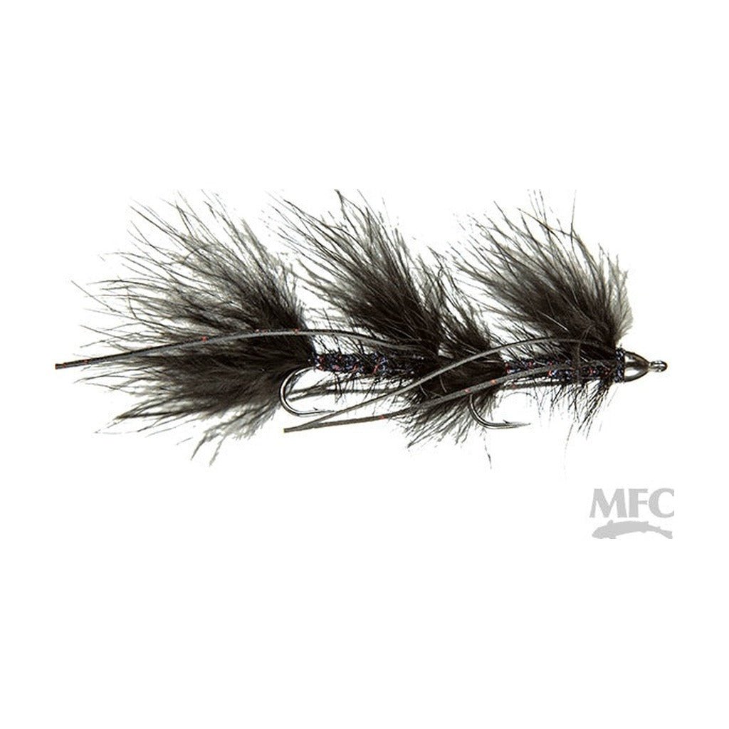 Galloup's Mini Peanut Envy - Black - Flies - Fly Fish Food