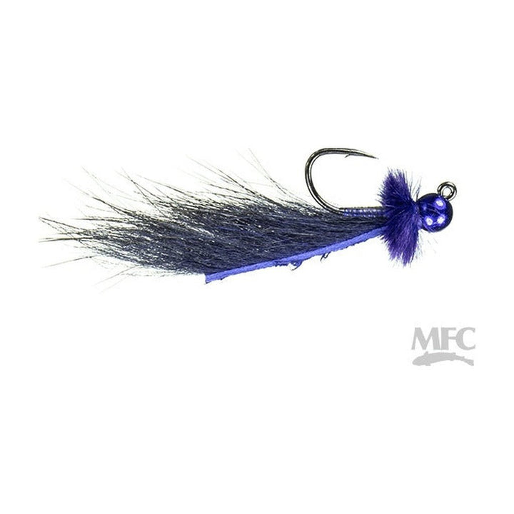 Mayer's Jig Mini Leech Lucent - Purple - Flies - Fly Fish Food